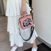 Laden Sie das Bild in den Galerie-Viewer, Modische bestickte Umhängetasche mit breitem Riemen