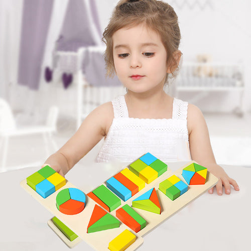 Geometrisches Bausteine-Spielzeug für Babys