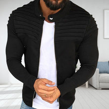 Laden Sie das Bild in den Galerie-Viewer, Stilvolle Einfarbige Faltenjacke