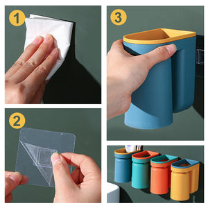 Wandmontierter Minimalistischer Zahnbürstenhalter