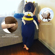 Laden Sie das Bild in den Galerie-Viewer, Süßer KLEINE BIENE Kopfschutz für Babys