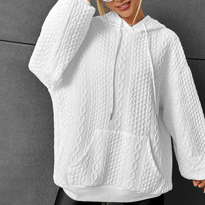 Einfarbiger Hoodie