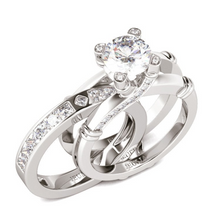 Laden Sie das Bild in den Galerie-Viewer, Kreative Kombination aus dreiteiligem Ring