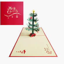 Laden Sie das Bild in den Galerie-Viewer, Kreative dreidimensionale Weihnachtsgrußkarte