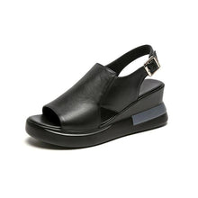 Laden Sie das Bild in den Galerie-Viewer, Damen Sandalen/Hausschuhe aus weichem Leder