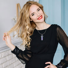 Laden Sie das Bild in den Galerie-Viewer, Regenbogen-Fluorit-Halskette