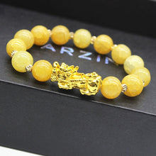Laden Sie das Bild in den Galerie-Viewer, Pixiu 3D Obsidian Armband