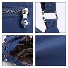 Laden Sie das Bild in den Galerie-Viewer, Wasserdichte vielseitige leichte Umhängetasche aus Nylon für Damen