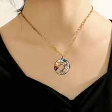 Laden Sie das Bild in den Galerie-Viewer, Kristall Lebensbaum Halskette