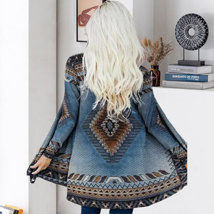 Modischer Bedruckter Trenchcoat
