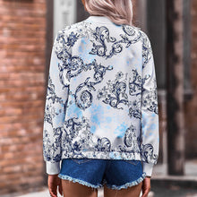 Laden Sie das Bild in den Galerie-Viewer, Modische Bedruckte Jacke