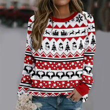 Laden Sie das Bild in den Galerie-Viewer, Weihnachtselement 3D-Druck All-Match Sweatshirt