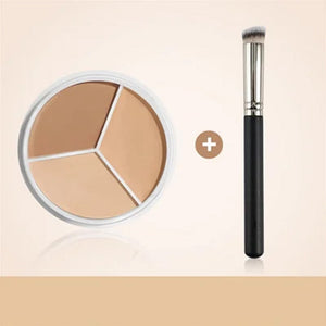 3-in-1-Palette für Konturen und Leuchtkorrekturen