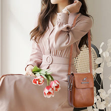 Laden Sie das Bild in den Galerie-Viewer, Neue modische doppellagige Umhängetasche aus weichem Leder