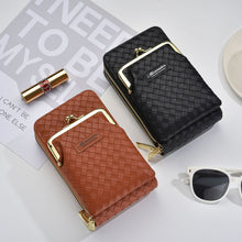 Laden Sie das Bild in den Galerie-Viewer, Einfache Mini-Umhängetasche mit doppeltem Reißverschluss