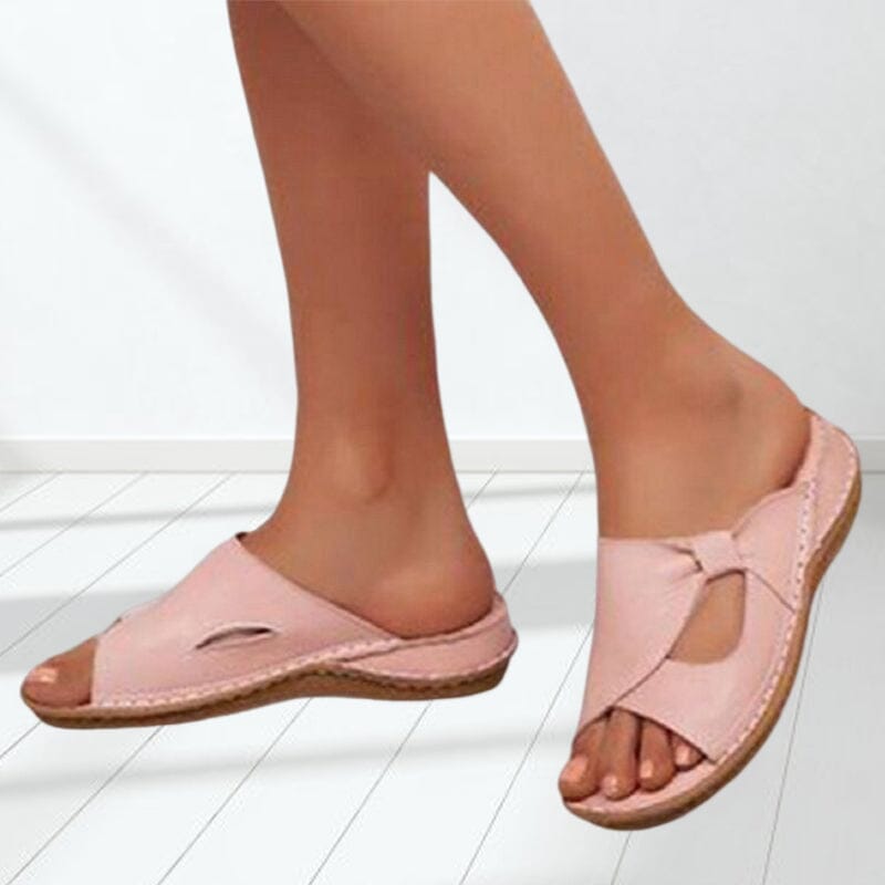 Lässige Damen-Slip Toe Sandalen