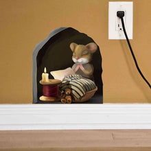 Laden Sie das Bild in den Galerie-Viewer, 3D Maus Wandtattoo Aufkleber