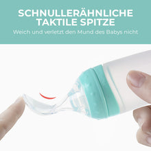 Laden Sie das Bild in den Galerie-Viewer, Weicher Löffel für Babynahrungsergänzungsmittel aus Silikon