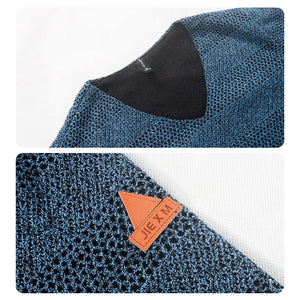 Modischer Hohler Langärmeliger Strickpullover