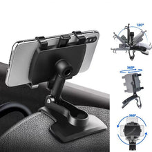 Laden Sie das Bild in den Galerie-Viewer, Auto drehbarer Armaturenbrett-Clip-Handyhalter