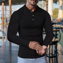 Laden Sie das Bild in den Galerie-Viewer, Stilvolles Sportshirt mit Revers