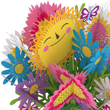 Laden Sie das Bild in den Galerie-Viewer, Dreidimensionale Blumen-Grußkarte