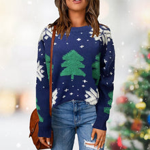 Laden Sie das Bild in den Galerie-Viewer, Weihnachtspullover mit Rundhalsausschnitt