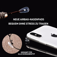 Laden Sie das Bild in den Galerie-Viewer, Brille Silikon Nasenpolster Anti-Rutsch-Pad-Set