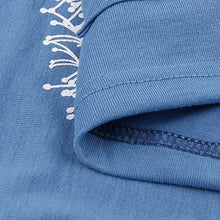 Laden Sie das Bild in den Galerie-Viewer, Langärmeliges Bedrucktes T-Shirt mit Rundhalsausschnitt für Damen