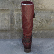 Laden Sie das Bild in den Galerie-Viewer, Damenstiefel mit Reißverschluss