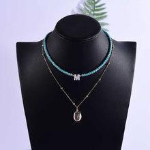 Laden Sie das Bild in den Galerie-Viewer, Perlen Buchstaben Halskette