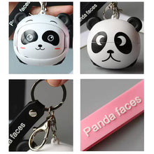 Laden Sie das Bild in den Galerie-Viewer, Süßer gesichtsveränderbarer Panda-Schlüsselanhänger