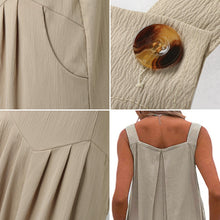 Laden Sie das Bild in den Galerie-Viewer, Stylischer Einfarbiger Overall