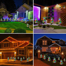 Laden Sie das Bild in den Galerie-Viewer, Solar Garten Weihnachtsbaum Licht(2 Stück)
