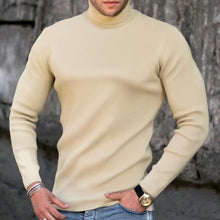 Laden Sie das Bild in den Galerie-Viewer, Einfarbiger Pullover mit Rollkragen