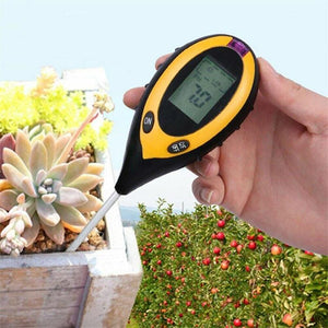 4 in 1 Bodentester - Sonnenlicht, pH-Wert, Feuchtigkeit, Temperatur