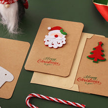Laden Sie das Bild in den Galerie-Viewer, Weihnachtsgrußkarten aus Kraftpapier