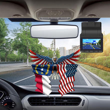 Laden Sie das Bild in den Galerie-Viewer, Adlerflagge Hängendes Ornament für Auto