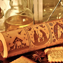 Laden Sie das Bild in den Galerie-Viewer, Nudelholz mit Christusmotiv