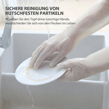 Laden Sie das Bild in den Galerie-Viewer, Wasserdichte und strapazierfähige Gummi Spülhandschuhe (4 Paar)