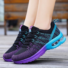 Laden Sie das Bild in den Galerie-Viewer, Damenmode mehrfarbige atmungsaktive bequeme sportliche Sportschuhe