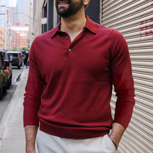 Laden Sie das Bild in den Galerie-Viewer, Einfarbiges Revers-Poloshirt