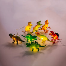 Laden Sie das Bild in den Galerie-Viewer, LED Emaille Dinosaurier Kinderzimmer Dekorative Lichterkette