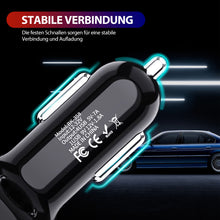 Laden Sie das Bild in den Galerie-Viewer, 4-Anschluss-USB-Autoladegerät Schnellladung