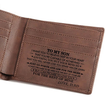 Laden Sie das Bild in den Galerie-Viewer, Geldbörse mit Laserbeschriftung aus PU