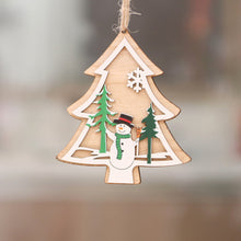 Laden Sie das Bild in den Galerie-Viewer, Weihnachten Anhänger aus Holz