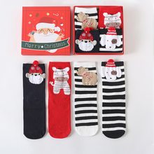 Laden Sie das Bild in den Galerie-Viewer, Weihnachten Cartoonsocken Geschenkbox