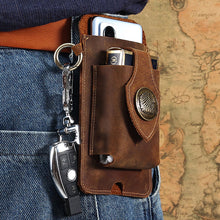 Laden Sie das Bild in den Galerie-Viewer, Multifunktionale Leder-Gürteltasche