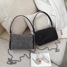 Laden Sie das Bild in den Galerie-Viewer, Stilvolle Umhängetasche mit Diamanten