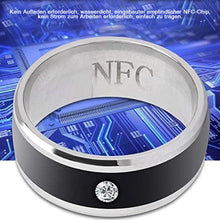 Laden Sie das Bild in den Galerie-Viewer, Intelligenter NFC Ring aus Edelstahl
